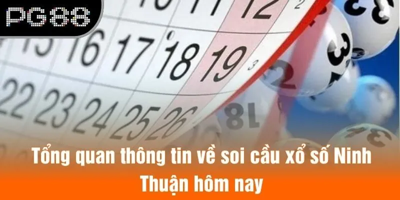 Tổng quan thông tin về soi cầu xổ số Ninh Thuận hôm nay